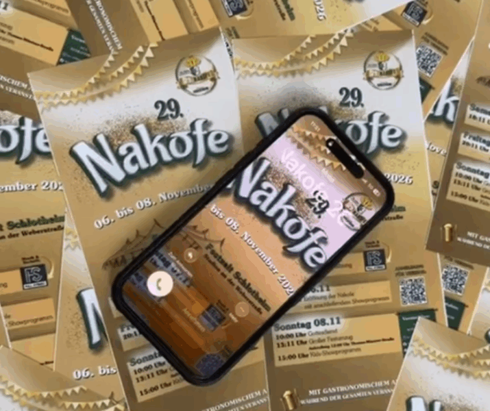 Schlotheim 29. NAKOFE 06. bis 08. November 2026